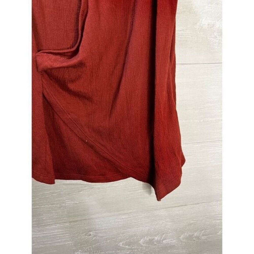 NEW 14th & Union Wrap‎ Sleeveless Red Top Small - Picture 4 of 5